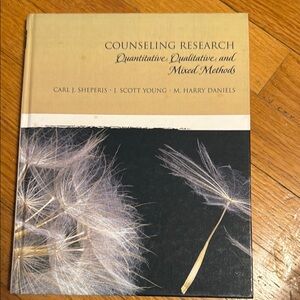Counseling Research Methods Hardcover Book NEW Unused (Sheperis/Young & Daniels)